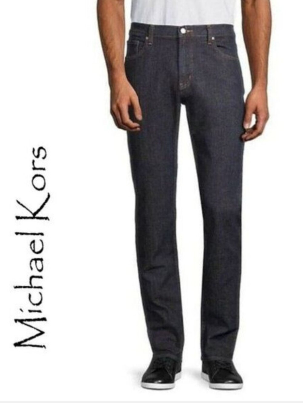 Michael Kors - Grant Classic Fit Jeans Men's Size 38/32 Dark Wash